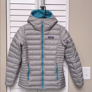 Patagonia Down Sweater Full-Zip Hooded Jacket XS